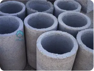 بلوک سیمانی لوله ای