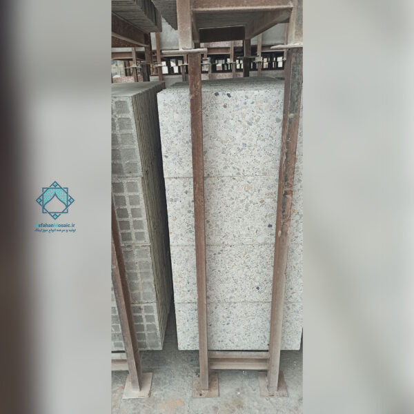 موزاییک سنگ چینی برفی 30 در 60 سانتی متری پالت آهنی