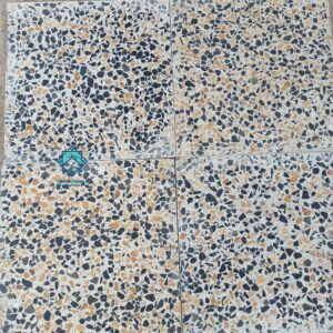 نمای چهارتایی از نمونه خرید موزاییک لیمویی مشکی نمره 3