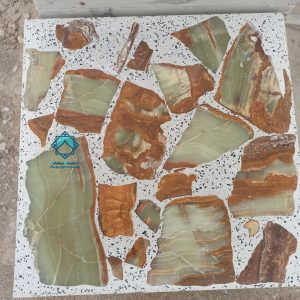 موزاییک لاشه سوپر کرمان 40 در 40 - زمینه سفید به صورت تکی